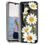 ZhuoFan Blackview A80 Pro Case Clear Slim, Phone Case Cover Silicone TPU Transparent with Design Shockproof Soft TPU Back Bumper Protective for Blackview A80 Pro 6.49", Flower