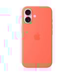 Apple iPhone 16 Silicone Case With Magsafe - Tangerine
