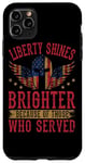 Coque pour iPhone 11 Pro Max Liberty rend hommage au service patriotique de Grateful Nation