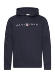 Printed Graphic Hoodie Blue GANT