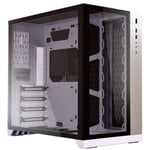[Clearance Lian Li PC-O11 Dynamic Tempered Glass Window Dual-Chamber E-ATX Midi Tower PC Case - White