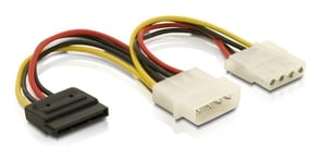 DELOCK – Power cable for Serial ATA & ATA-133 HDD, 0.1m (60103)