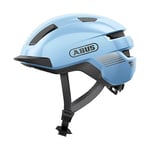 ABUS Casque de vélo PURL-Y - adapté aux trajets en VAE et Speed Bikes - casque de protection stylé NTA adapté aux trajets en adultes et adolescents - bleu clair, taille M