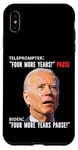 Coque pour iPhone XS Max Funny Biden Four More Years Teleprompter Trump Parodie