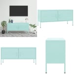 Tv-bänk mintgrön 105x35x50 cm stål - TV-skåp - Hifi -skåp - Home & Living