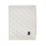 Lexington Quilted Organic Cotton Velvet sengetæppe 240x260 cm Snow white