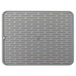 OXO Good Grips Silicone Drying Mat-Large-Compact Packaging, Inoxidable, Grey