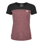 Ortovox 150 Cool Logo TS - T-shirt en laine mérinos femme Black Raven L