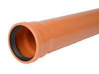 Wavin 160 mm PVC kloakrør, SN4 - 6000 mm