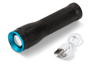 Briv 10ZR USB - Laddningsbar ficklampa 10W Zoom USB