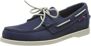 Sebago Docksides Portland Nubuck, Men’s Boat Shoes, Blue (Blue Navy 908), 5.5 UK (39 EU)
