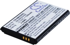 Kompatibelt med Samsung SM-B550H, 3.7V, 1350 mAh