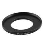 Objectif filtrant pour appareil photo",37mm à 58mm,adaptateur de bague Step Up,"37mm à 58mm