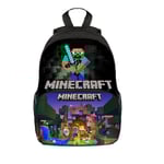 Minecraft Ryggsäck för Barn Skolväska Ryggsäck Karaktärer Väska B