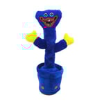 Poppy Playtime Huggy Wuggy Dansande Talande Kaktus Dans Leksak för Barn Blue