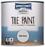 Johnstone's Revive - Tile Paint - Pale Grey - Upcycling Paint - Gloss Finish - 