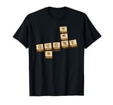Seinfeld Quone Scrabble Pieces T-Shirt