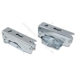 Fridge Freezer Integrated Door Hinge Set Left Right Pair Fits Hotpoint