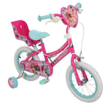 Barbie Girls Bicycle 14" Wheel Bike Stabilisers Adjustable Outdoor