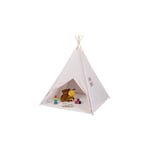Tipi lektält med golvmatta