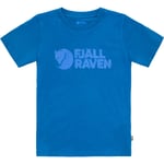 Fjällräven Fjällräven Kids Fjällräven Logo T-shirt - Alpine Blue - Barn - 146- Naturkompaniet