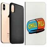 Apple Iphone Xs Max Magnetic Wallet Case Chill. Pill.