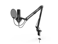 Krux Esper 1000, Bordsmikrofon, 20 - 20000 Hz, 16 Bit, 48 Khz, Kardioid, Kabel