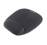 Kensington Ergonomic Comfort Foam Mouse Mat with Wrist Support - Compatible with Laser and Optical Mice - 32 x 252 x 210 mm - Black (62384)