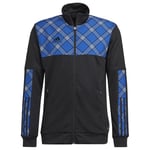 adidas Träningsjacka Tiro - Svart/Royal Blå, storlek Small