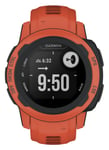 Garmin 010-02563-06 Instinct 2S Poppy Red Silicone Strap Watch