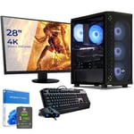 Sedatech Pack PC Pro Gamer • Intel i5-12600KF • Geforce RTX4070 • 16Go RAM • 1To SSD M.2 • Wifi, USB 3.2 • Windows 11 • Unité centrale • Moniteur 28