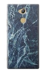 Light Blue Marble Stone Texture Printed Case Cover For Sony Xperia XA2 Ultra