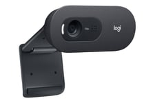 Logitech C505e - Webbkamera - färg - 720p - fast lins - ljud - kabelanslutning - USB