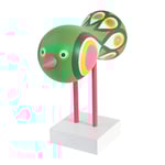 Design House Stockholm - Lisa Larson Birds 1967 No.2 16 cm grön/rosa
