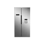 Candy - Refrigerateur Americain - Frigo + Congélateur + Américain chsbso 6174XWD - 2 portes - 177 x 90 x 66 cm - Gris
