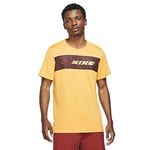 NIKE Men's Dri-fit T Shirt, Solar Flare/Citron Pulse, S UK
