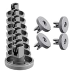 12PCS Dishwasher Wheels Lower Basket Wheels for AEG Electrolux FAVORIT3371