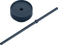 Fellow Fellow - Carter Cold Lock + Straw - Marinblått Lock Med Sugrör Till Mugg