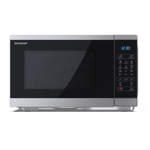 SHARP Microwave Oven with 1000W Grill 900W 25L Digital Controls YC-MG252AU-S
