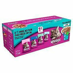 Whiskas 1+ Cat Pouches Fish Selection In Jelly 40 For 36 Meg - 100g - 429678