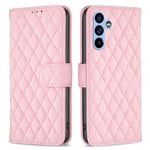 SKALO Samsung A54 5G BINFEN COLOR Tikattu Lompakko - Pinkki