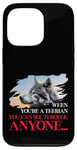 Quand tu es thérien, tu peux voir à travers n'importe qui est poilu Coque pour iPhone 13 Pro