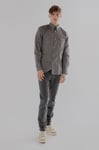 Long Sleeve Shirt with Two Patch Pockets Semi Formal Wear