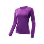 2XU SMD LONG-SLEEVE TOP DAME LILLA - XL