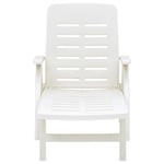 TRANSAT - UMR - Blanc Chaise longue pliable Plastique Blanc -[4F14hc]