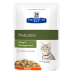 Hill´s PD Feline Metabolic Påse 85g 12 st