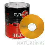 600 Genuine Maxell DVD-R 16x 4.7GB Blank DVD Media discs Shrinkwrap 275733 RITEK