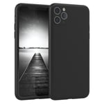 For Apple IPHONE 11 Pro Max Case Silicone Back Cover Protection Black