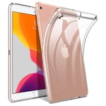 For Apple iPad 10.2" (2021) 9th & 8th Generation 100% Slim Thin Clear Gel Case