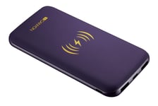 CANYON Wireless Portable Charger type-c, 8000mAh Fast Charging Power Bank Battery Charger Pad External Battery Pack for iPhone 8/8 Plus,Samsung S7 S8 S9,Note 7 8,iPhone X XR XS Max (Purple)